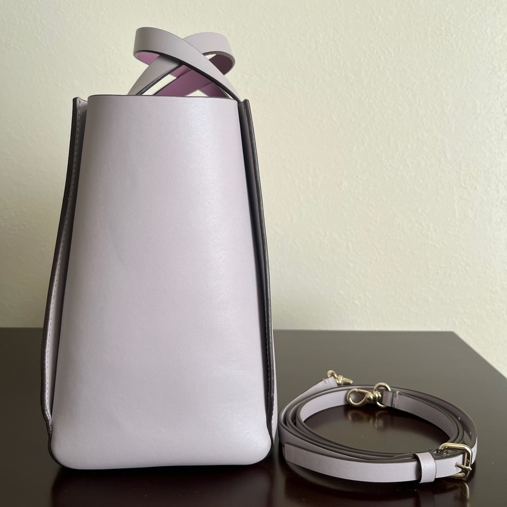 Kate Spade Nelle Putnam Drive Lavender Purple Crossbody Purse 9.6Hx15.6Wx4.7D - Picture 7 of 12